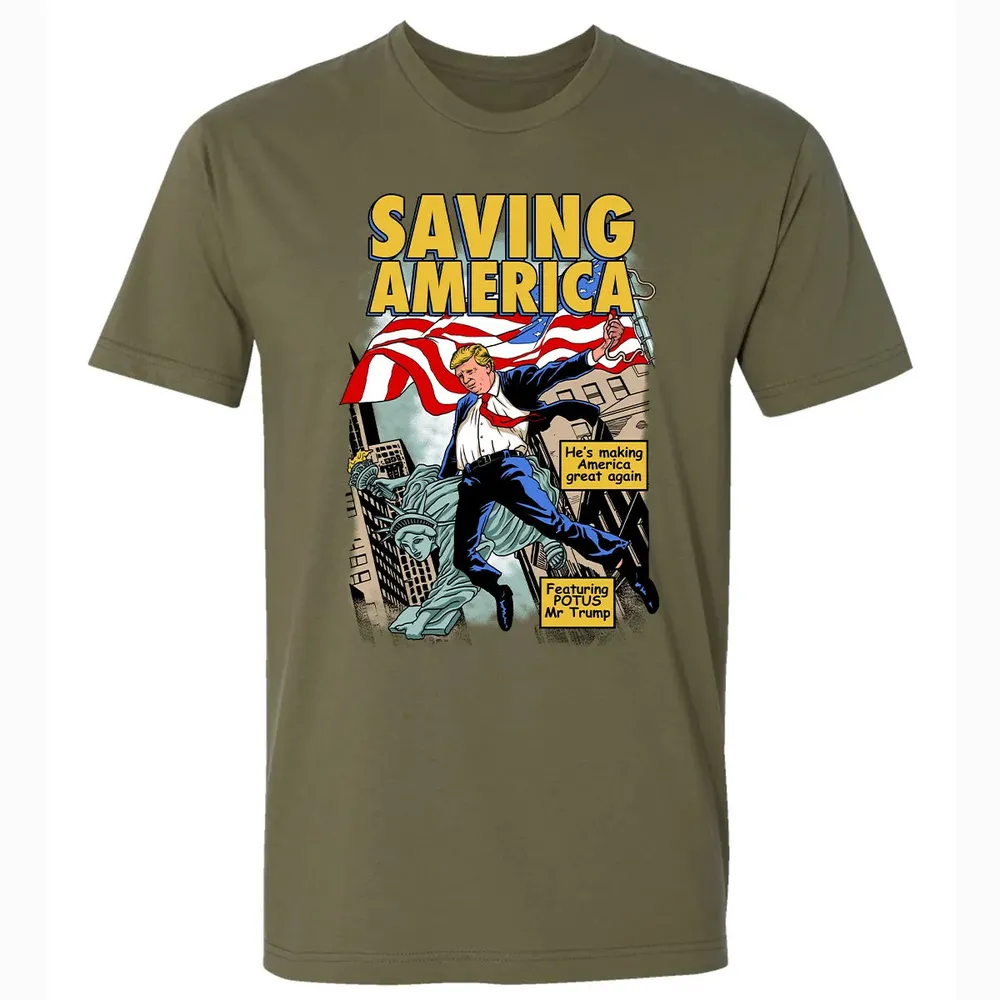 Saving America Premium Unisex T-shirt - 5