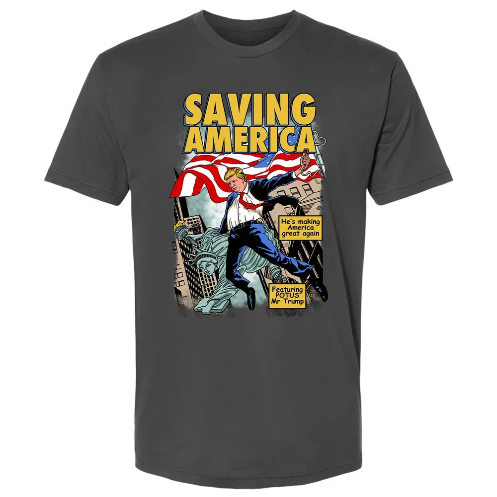 Saving America Premium Unisex T-shirt - 8
