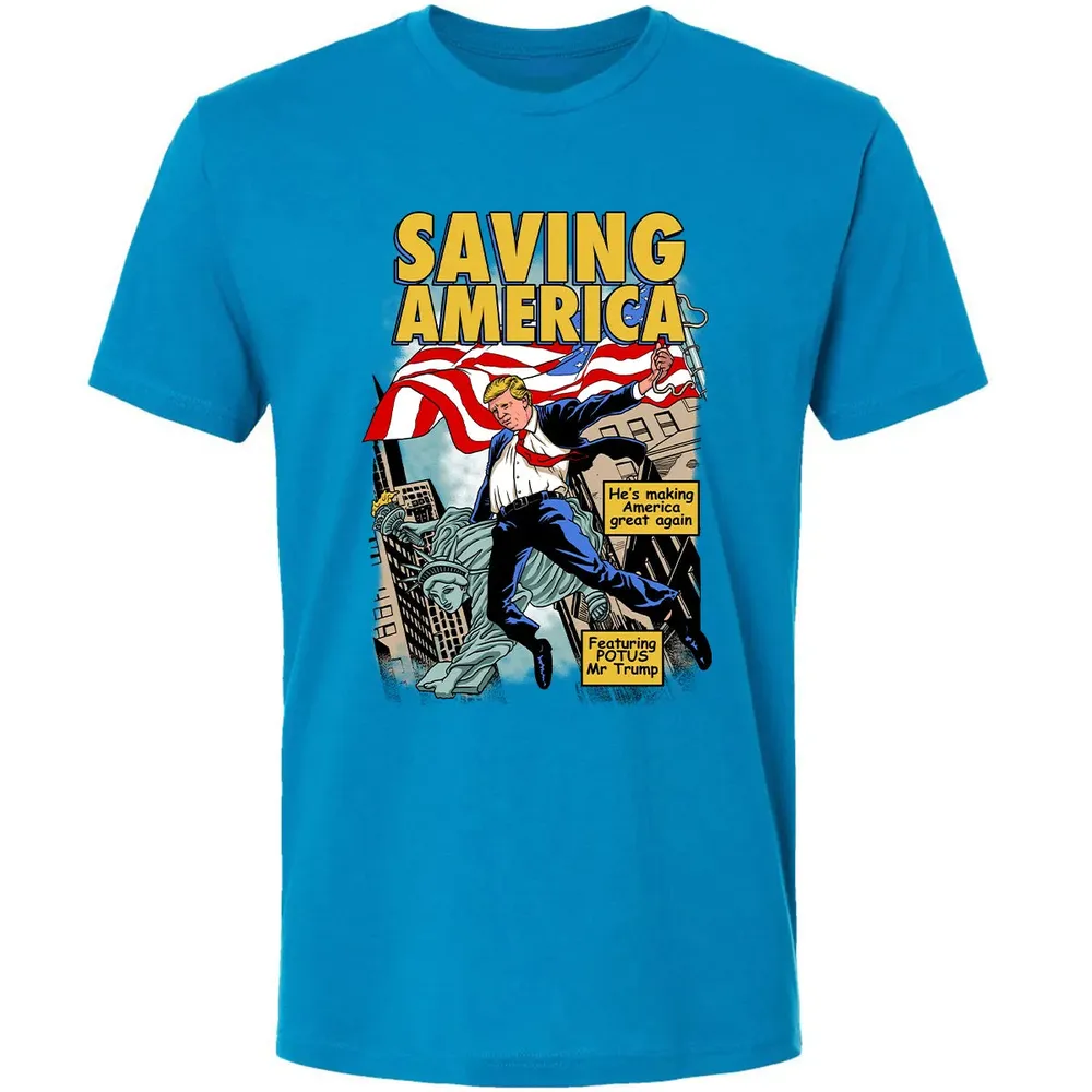 Saving America Premium Unisex T-shirt - 15
