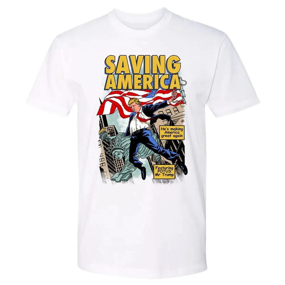 Saving America Premium Unisex T-shirt - 4