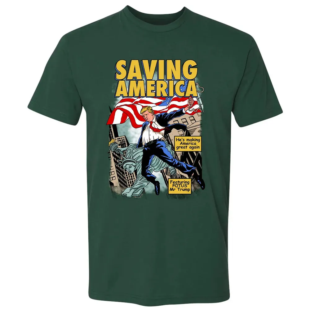 Saving America Premium Unisex T-shirt - 12