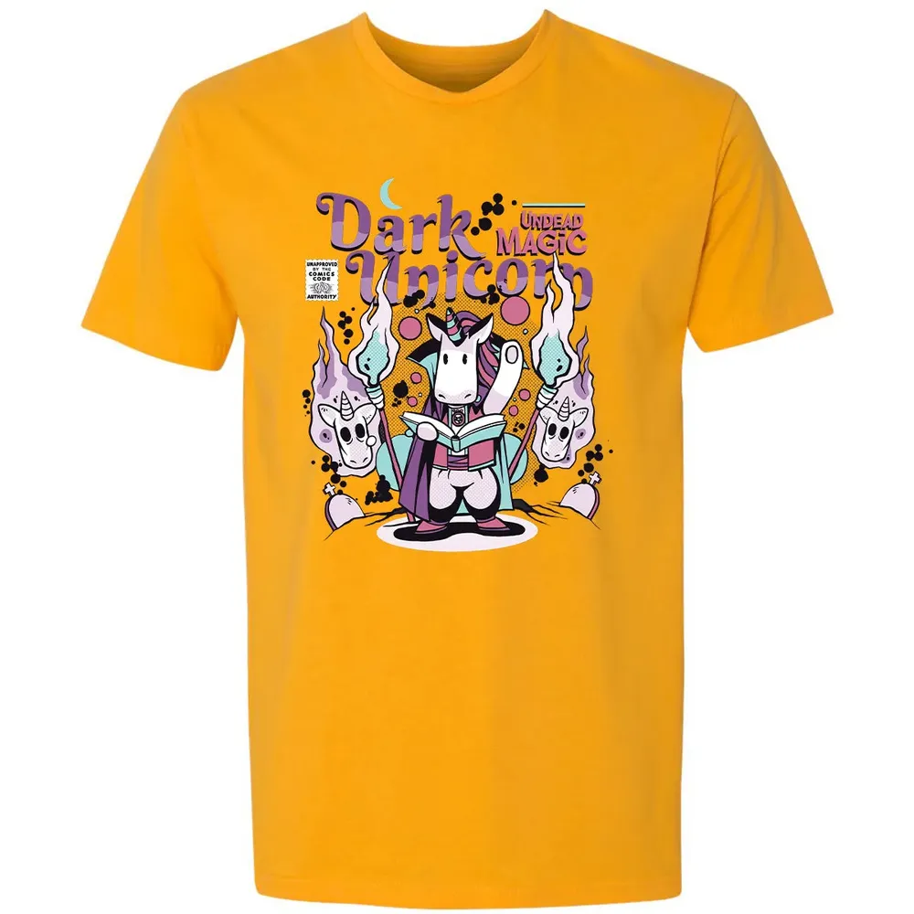 Dark Unicorn Undead Magic Premium Unisex T-shirt - 11