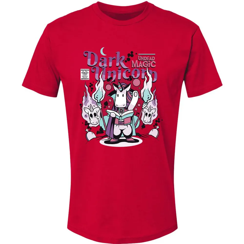 Dark Unicorn Undead Magic Premium Unisex T-shirt - 6