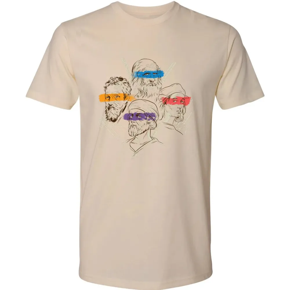 Leonardo, Michelangelo, Donatello, Raphael Premium Unisex T-shirt - 2