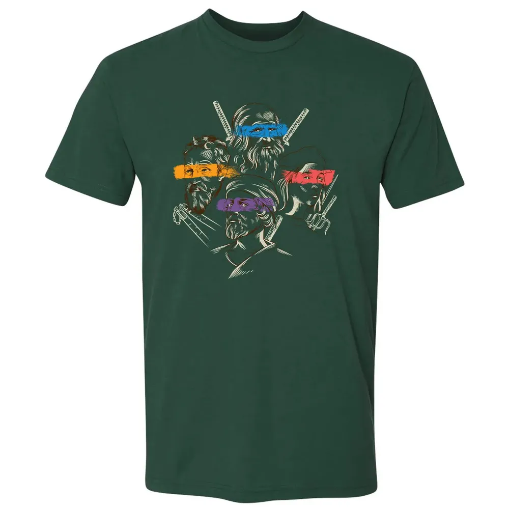 Leonardo, Michelangelo, Donatello, Raphael Premium Unisex T-shirt - 12