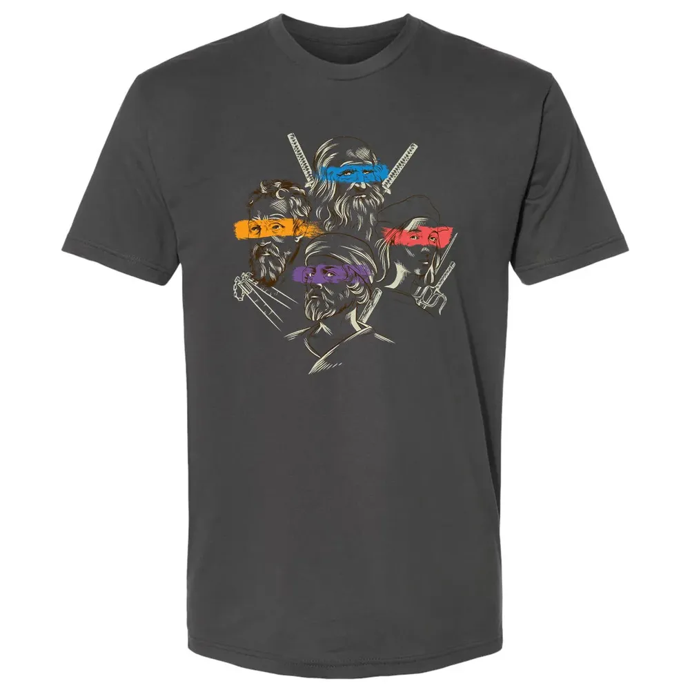 Leonardo, Michelangelo, Donatello, Raphael Premium Unisex T-shirt - 8