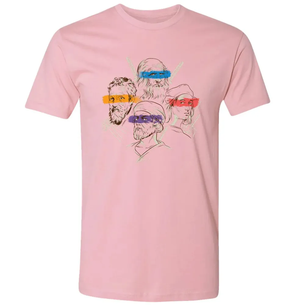 Leonardo, Michelangelo, Donatello, Raphael Premium Unisex T-shirt - 3