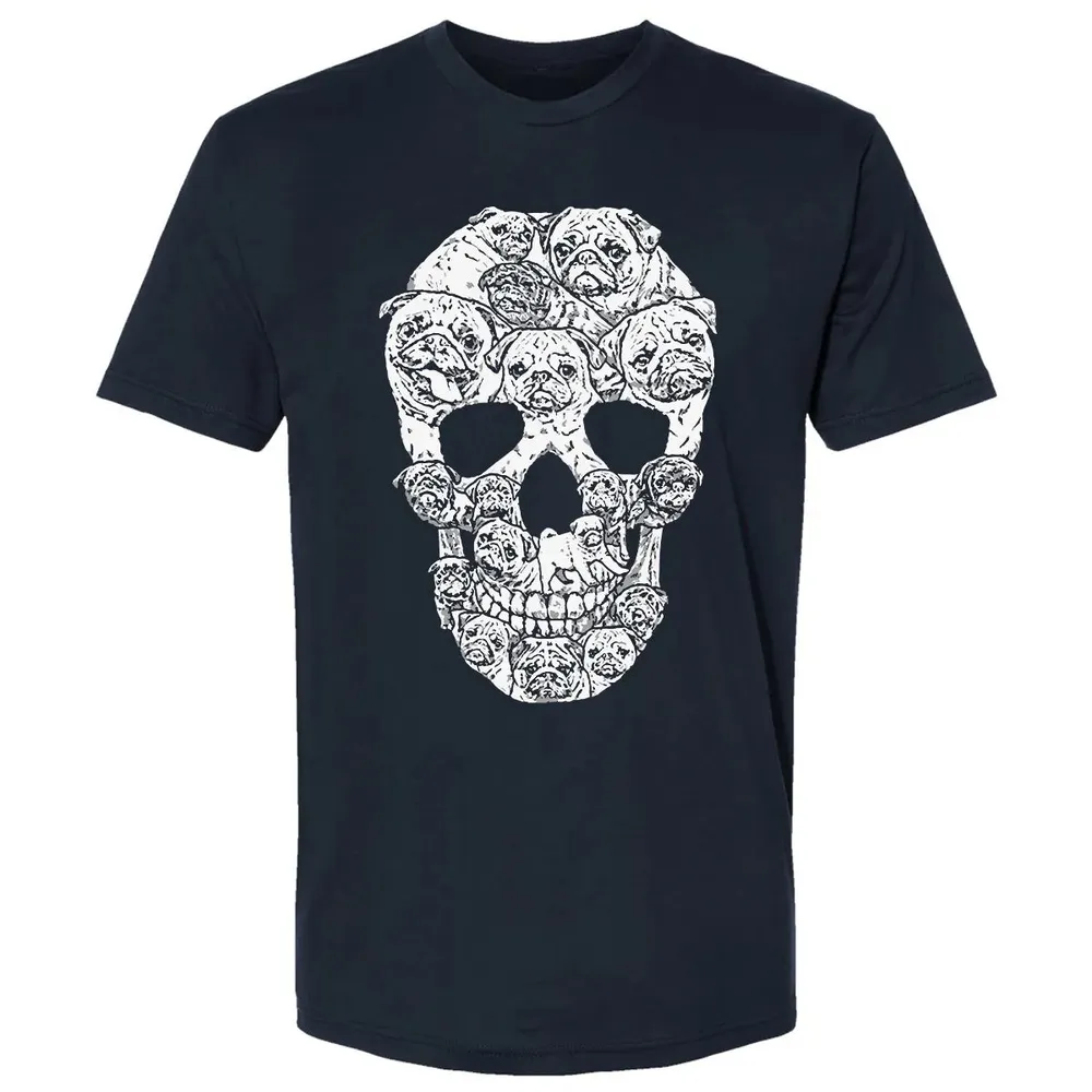 Pug Skull Premium Unisex T-shirt - 2
