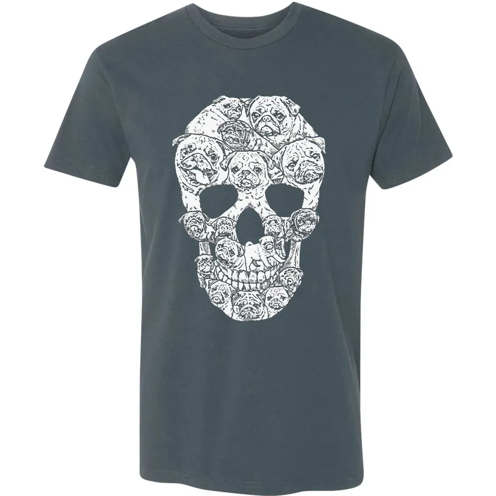 Pug Skull Premium Unisex T-shirt - 14