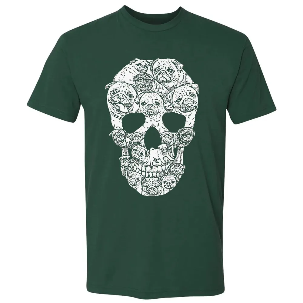 Pug Skull Premium Unisex T-shirt - 12