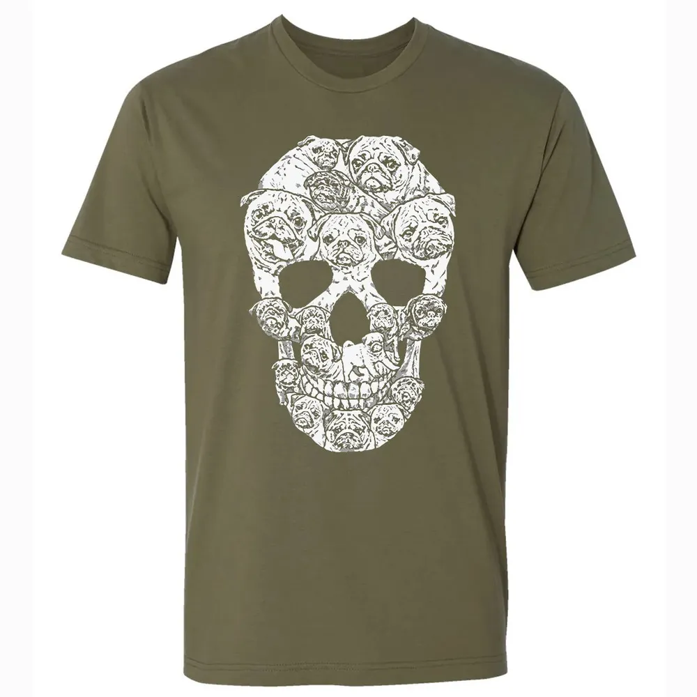 Pug Skull Premium Unisex T-shirt - 5
