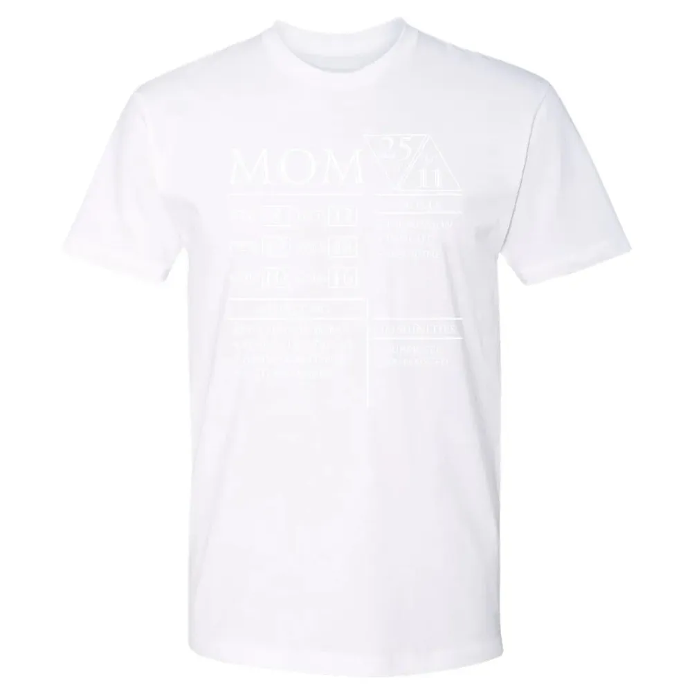 Mom Stats Premium Unisex T-shirt - 4