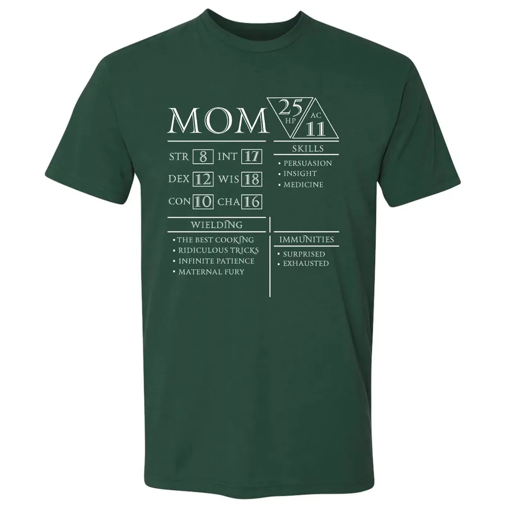 Mom Stats Premium Unisex T-shirt - 12