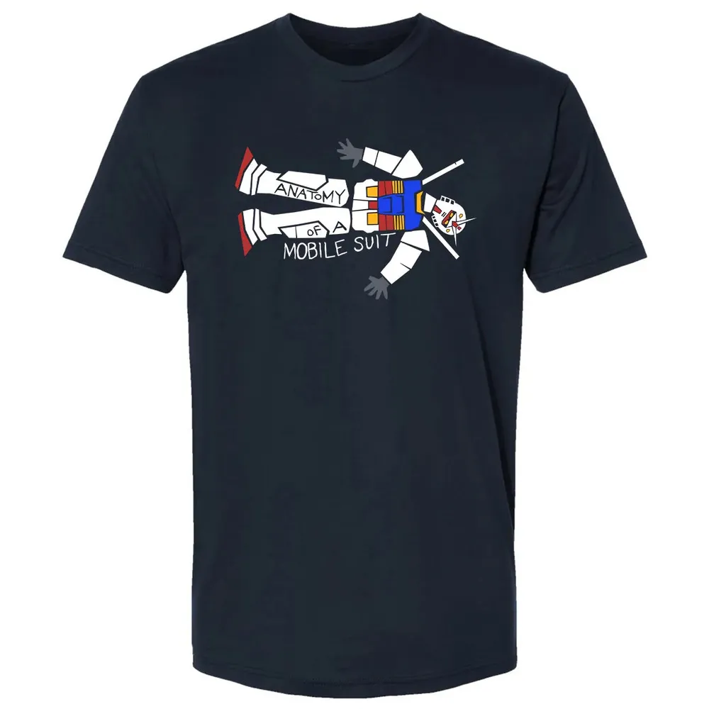 Mobile Suit Anatomy Premium Unisex T-shirt - 2