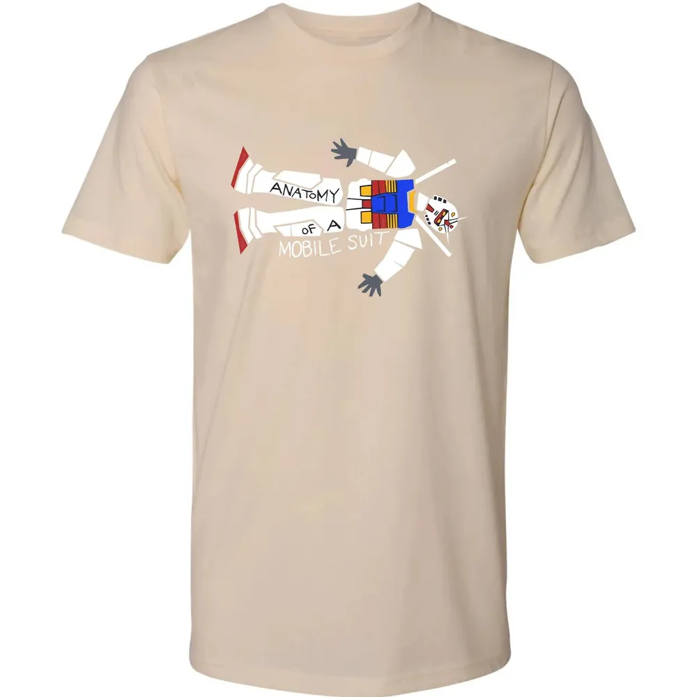 Mobile Suit Anatomy Premium Unisex T-shirt - 13