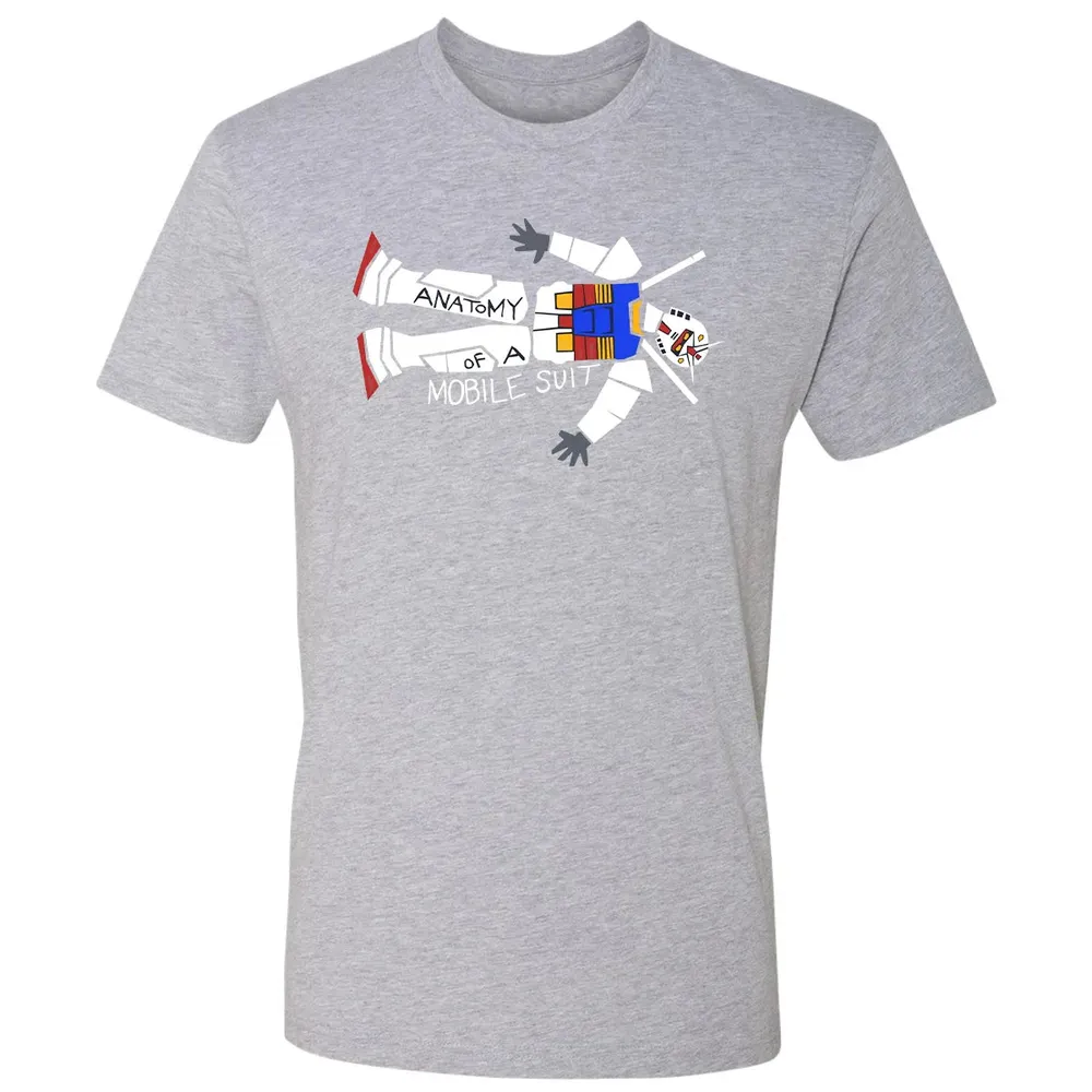 Mobile Suit Anatomy Premium Unisex T-shirt - 9