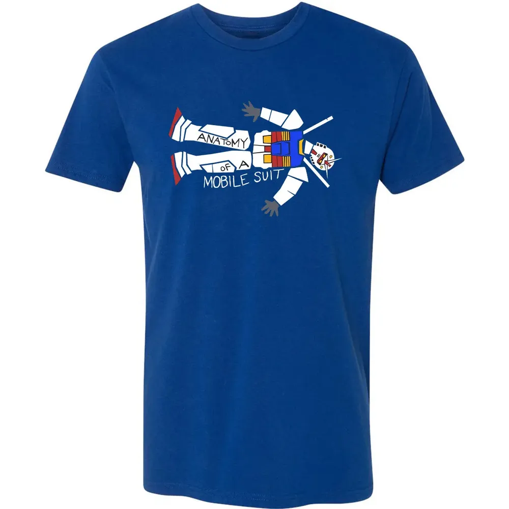 Mobile Suit Anatomy Premium Unisex T-shirt - 10