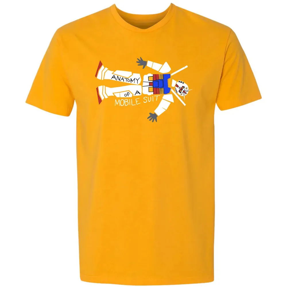 Mobile Suit Anatomy Premium Unisex T-shirt - 11