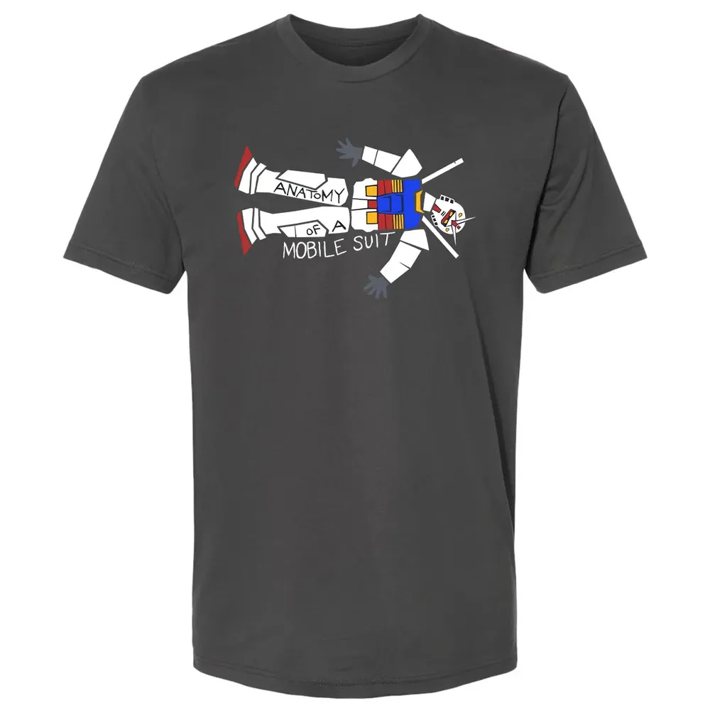 Mobile Suit Anatomy Premium Unisex T-shirt - 8