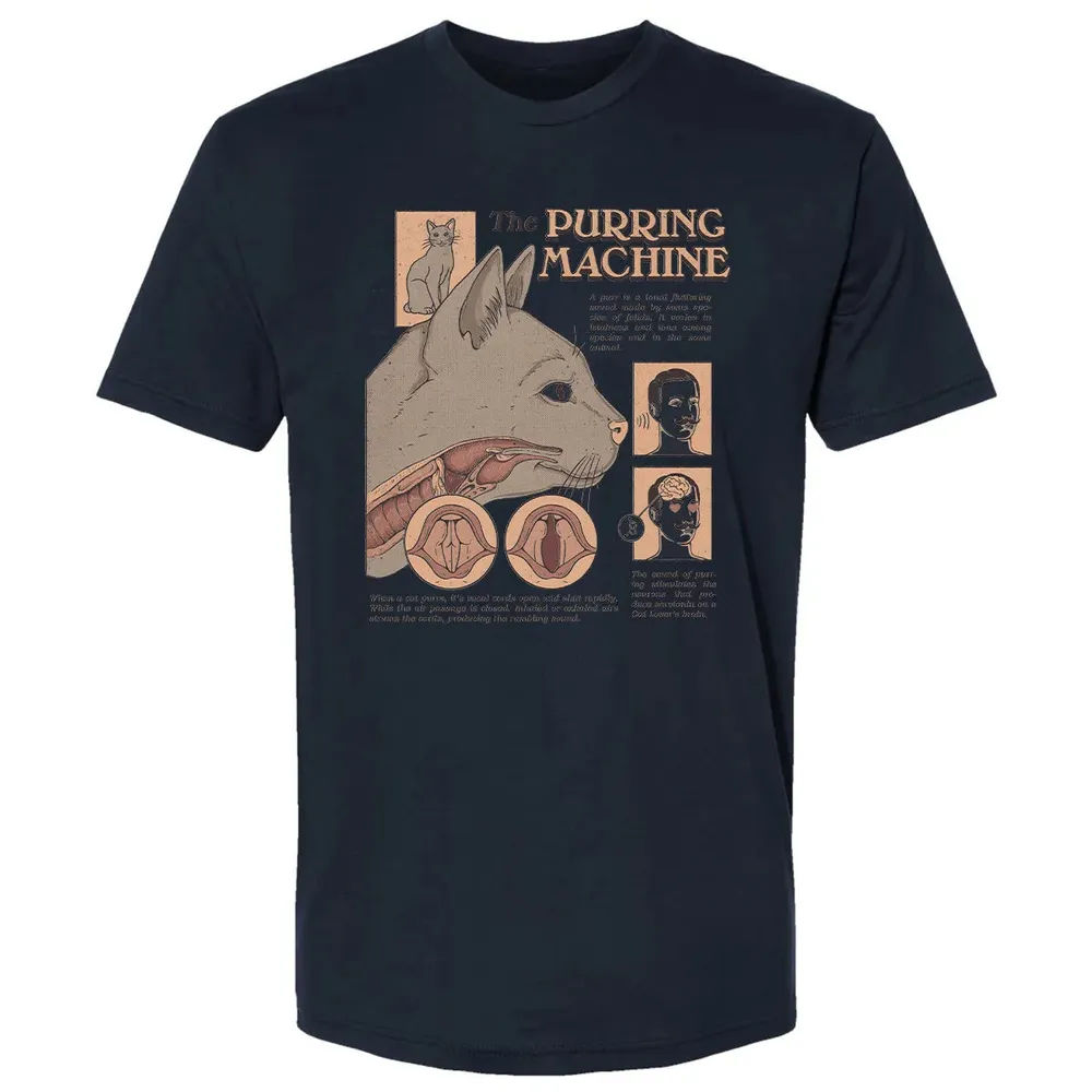 The Purring Machine Premium Unisex T-shirt - 13