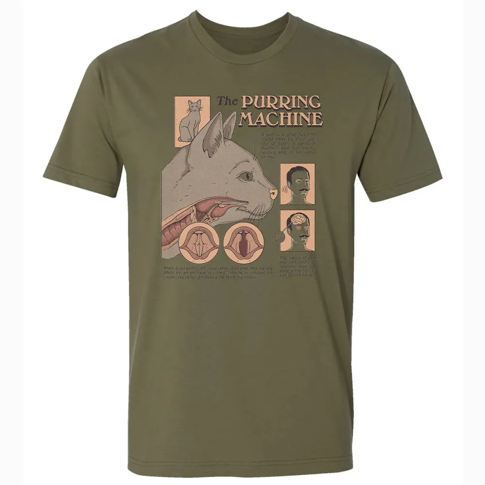 The Purring Machine Premium Unisex T-shirt - 5