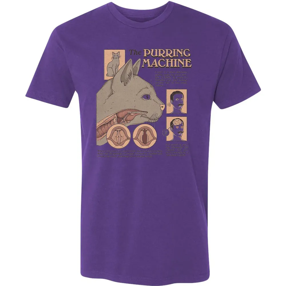 The Purring Machine Premium Unisex T-shirt - 7