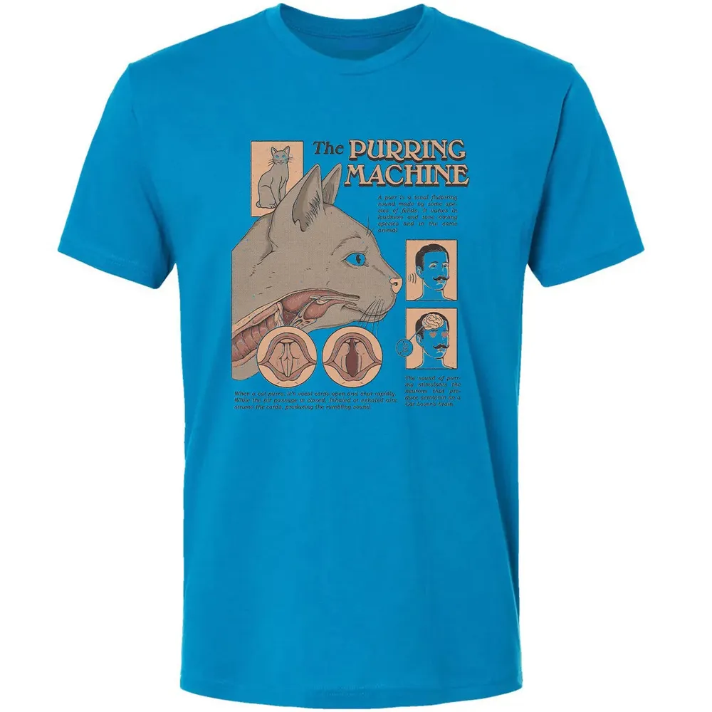 The Purring Machine Premium Unisex T-shirt - 4