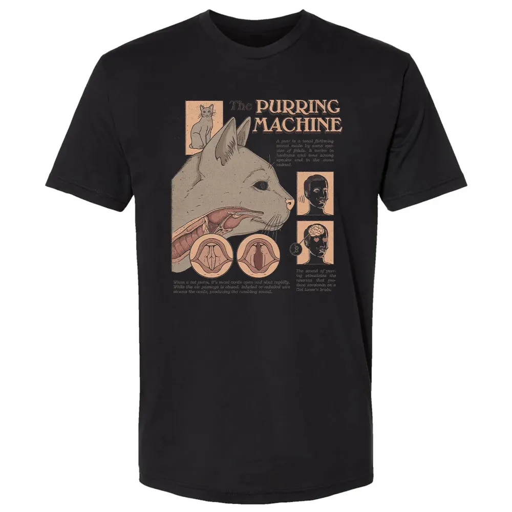 The Purring Machine Premium Unisex T-shirt - 15