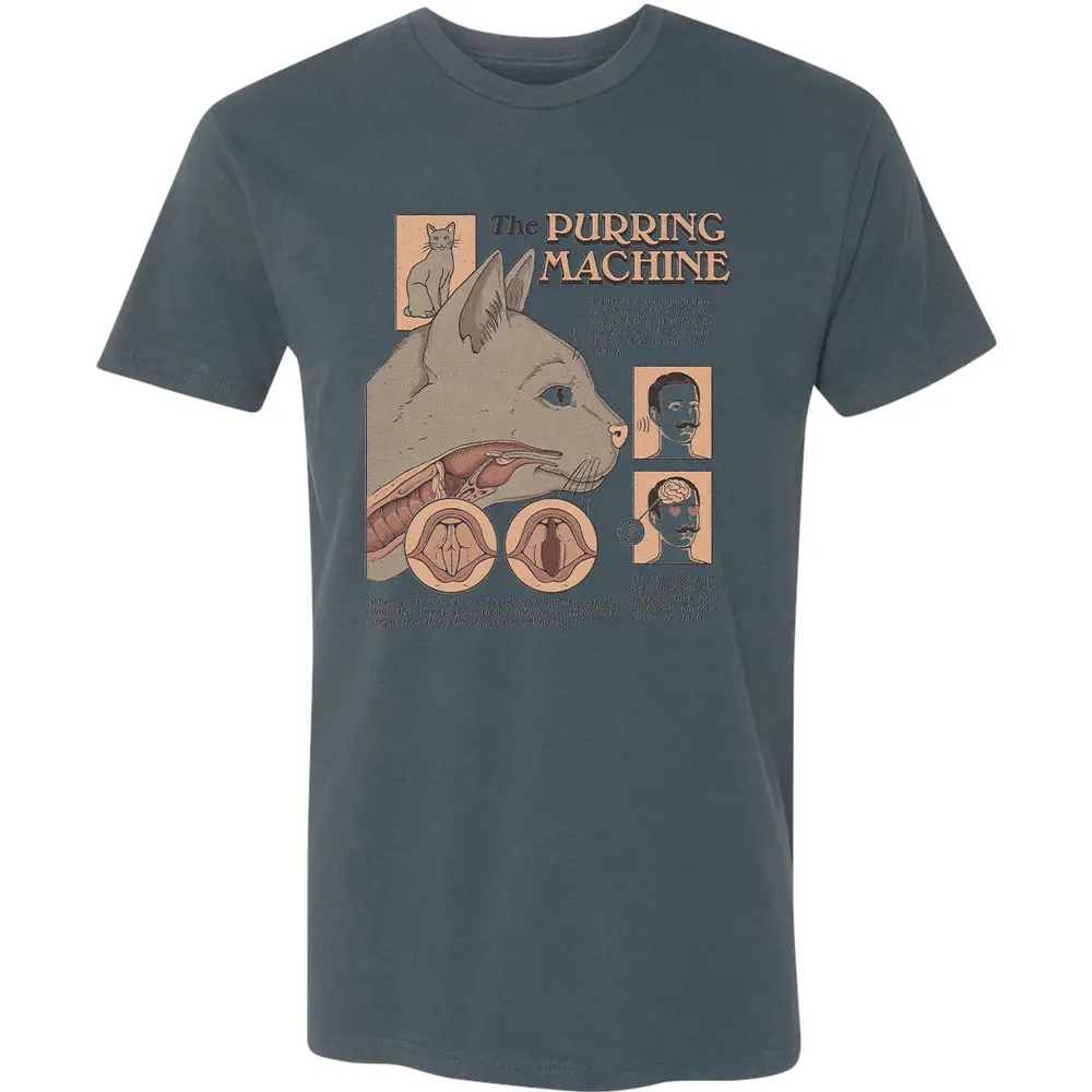 The Purring Machine Premium Unisex T-shirt - 14