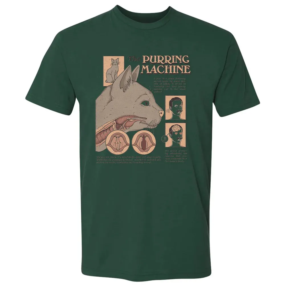 The Purring Machine Premium Unisex T-shirt - 12
