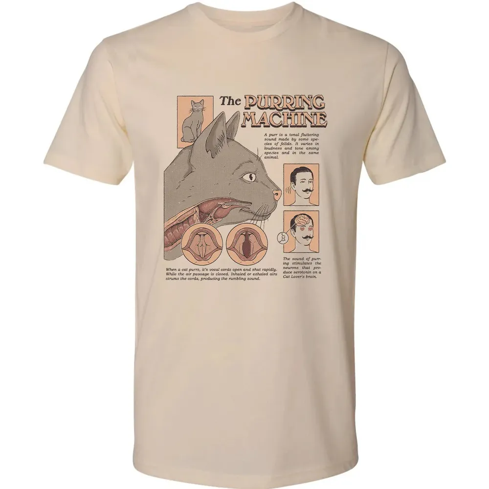 The Purring Machine Premium Unisex T-shirt - 2