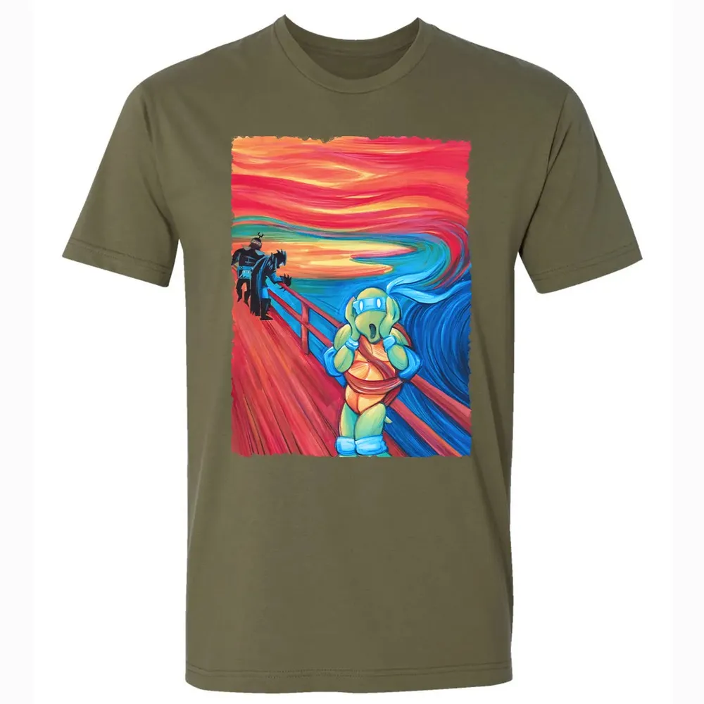The Scream Ninja Turtle Premium Unisex T-shirt - 5
