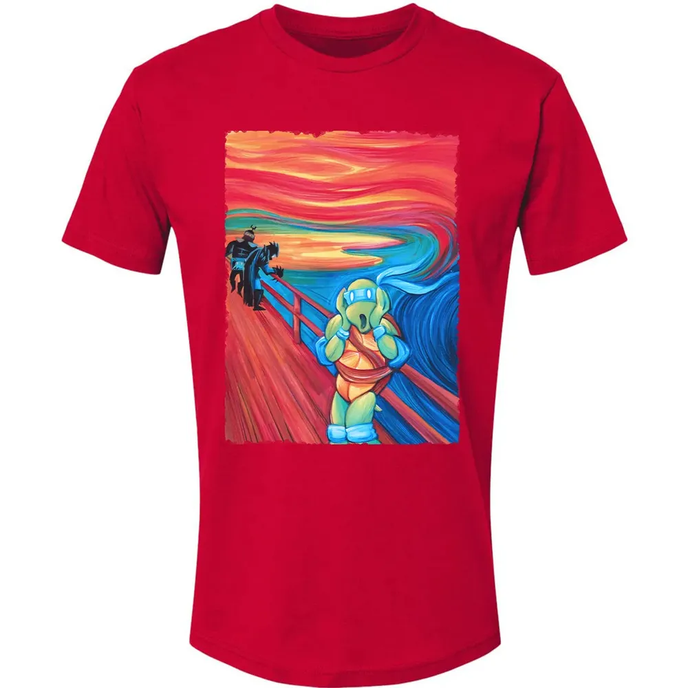 The Scream Ninja Turtle Premium Unisex T-shirt - 6