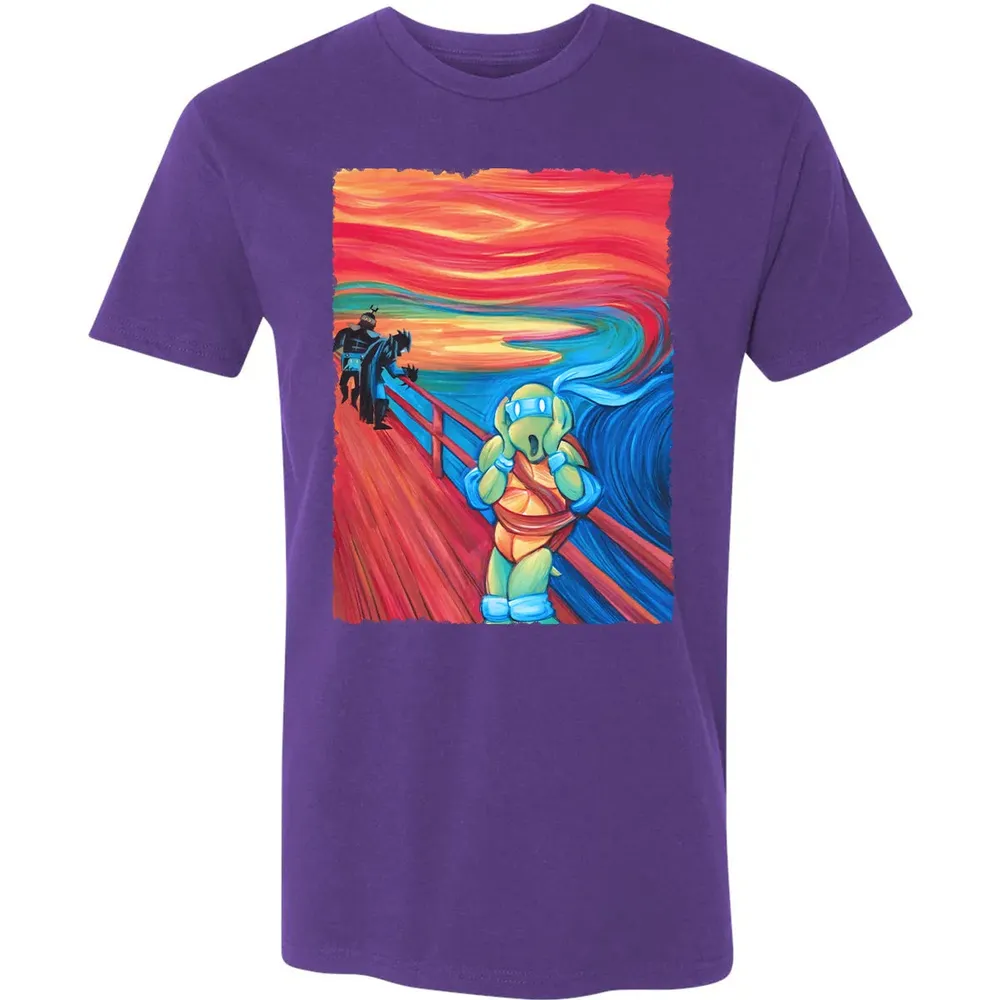 The Scream Ninja Turtle Premium Unisex T-shirt - 7