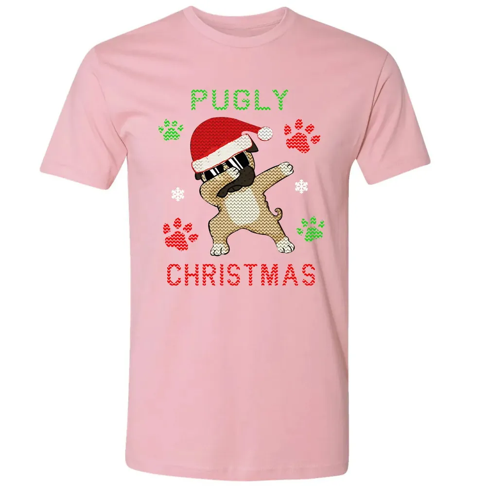 Pugly Christmas Premium Unisex T-shirt - 3