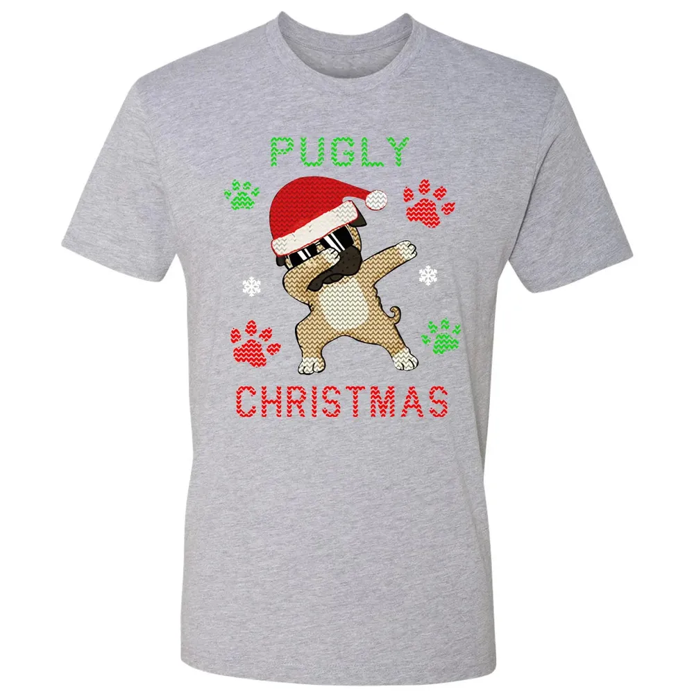 Pugly Christmas Premium Unisex T-shirt - 9