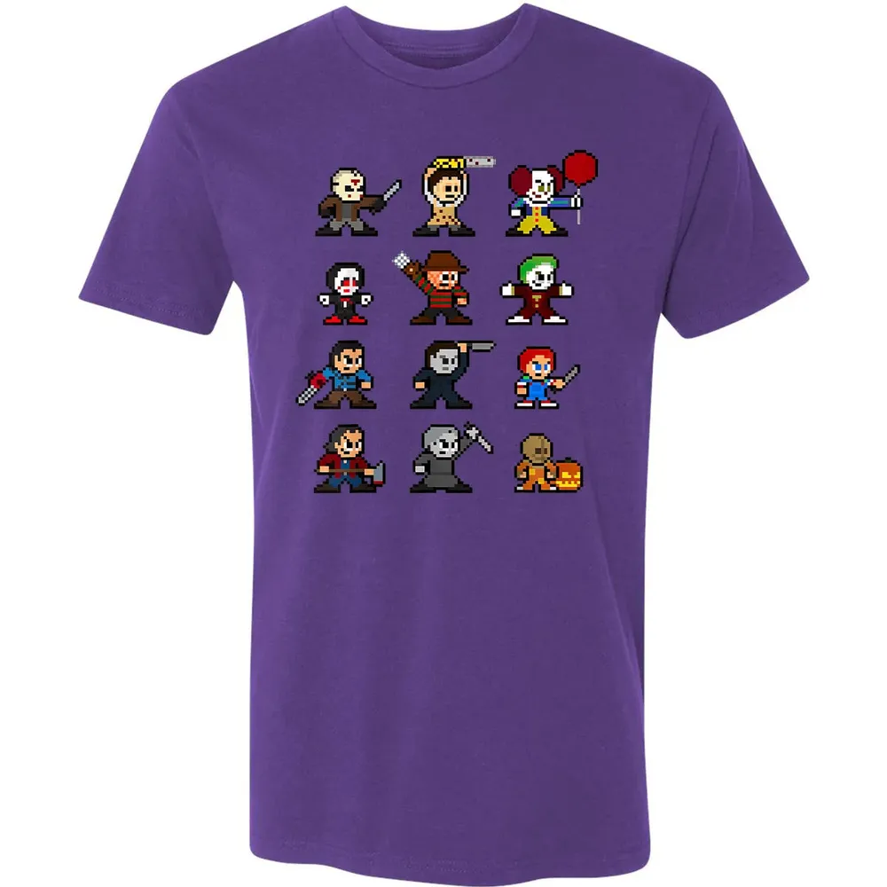 Pixel Horror Halloween Premium Unisex T-shirt - 7