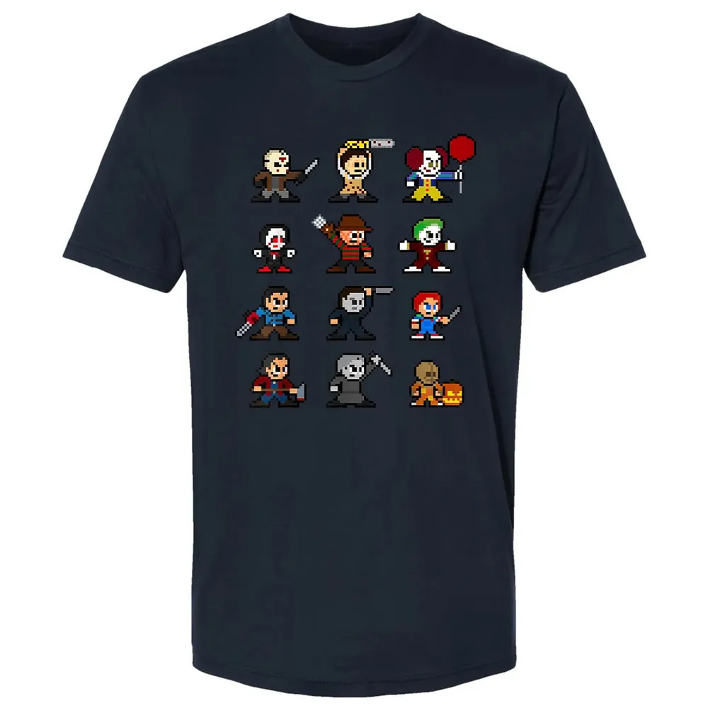 Pixel Horror Halloween Premium Unisex T-shirt - 2