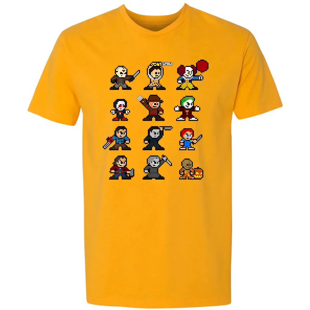 Pixel Horror Halloween Premium Unisex T-shirt - 11