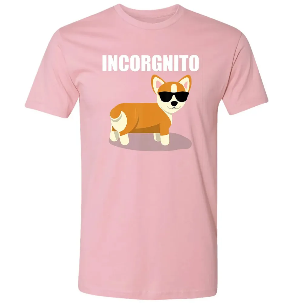 Vintage Incorgnito   Funny Corgi Lover  Gift Premium Unisex T-shirt - 3