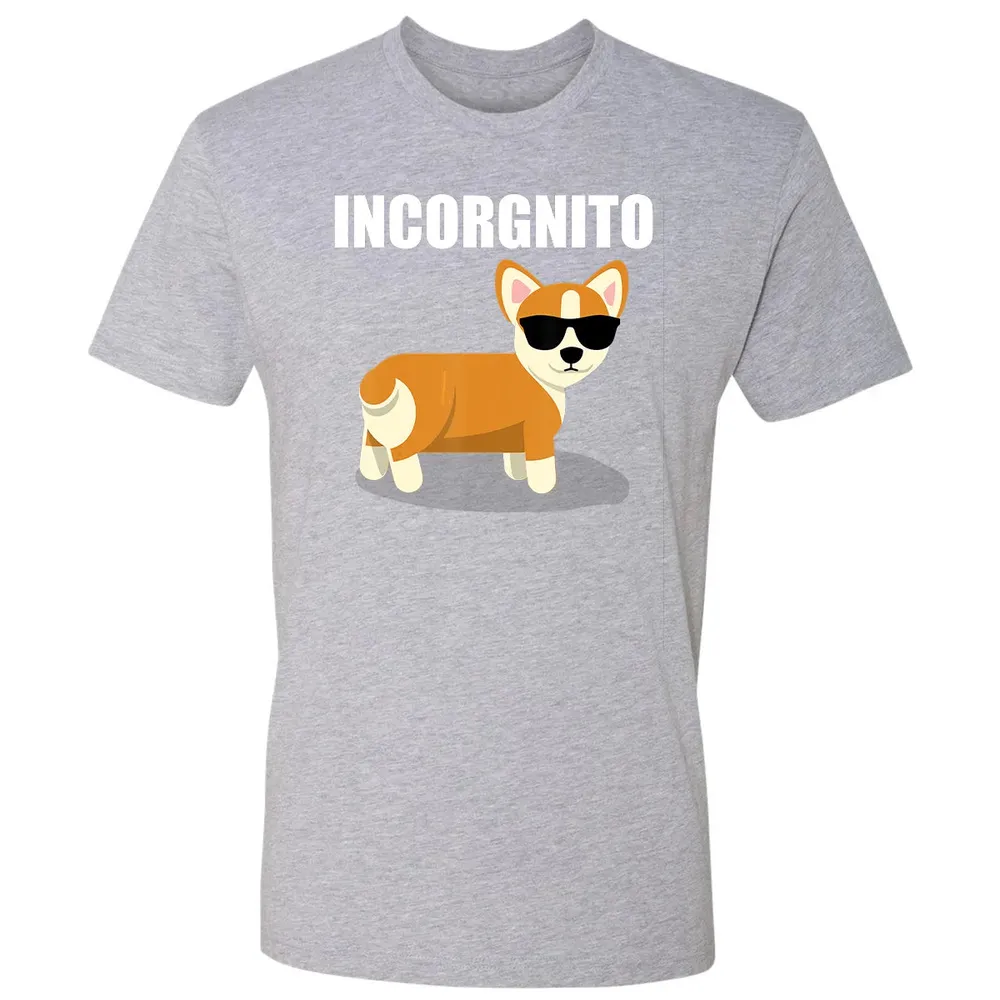 Vintage Incorgnito   Funny Corgi Lover  Gift Premium Unisex T-shirt - 9