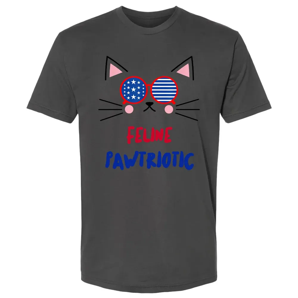 Feline Pawtriotic Premium Unisex T-shirt - 8