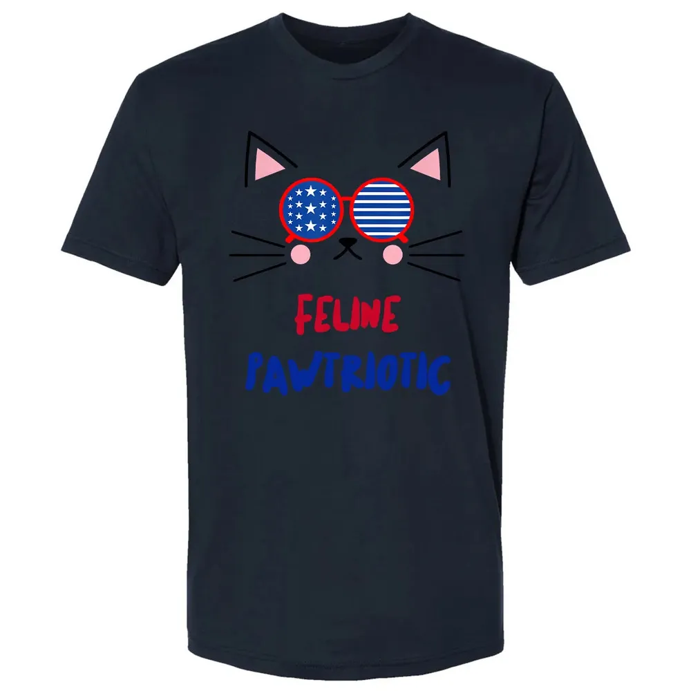 Feline Pawtriotic Premium Unisex T-shirt - 13