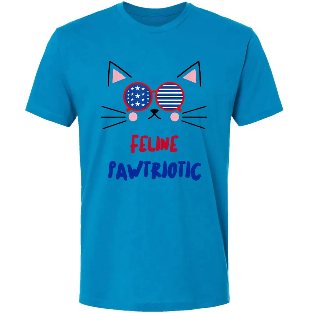 Feline Pawtriotic Premium Unisex T-shirt - 4