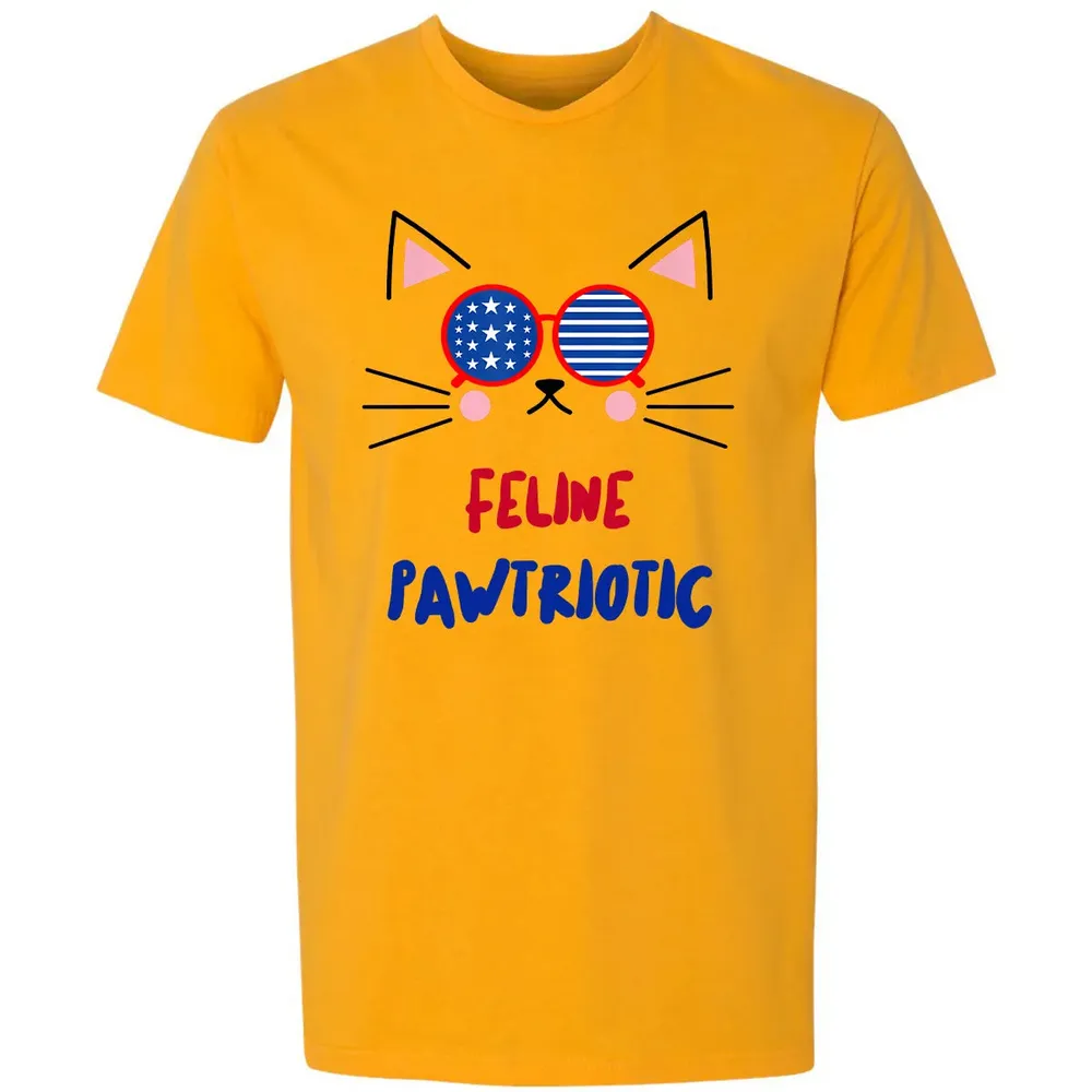 Feline Pawtriotic Premium Unisex T-shirt - 11