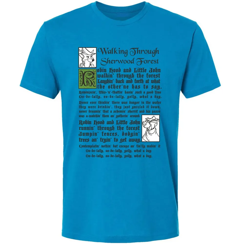 Walking Through Sherwood Forest Premium Unisex T-shirt - 4