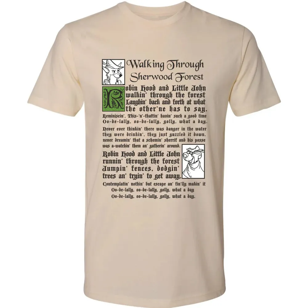 Walking Through Sherwood Forest Premium Unisex T-shirt - 2