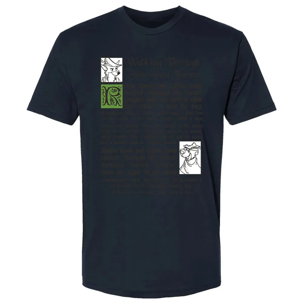 Walking Through Sherwood Forest Premium Unisex T-shirt - 13