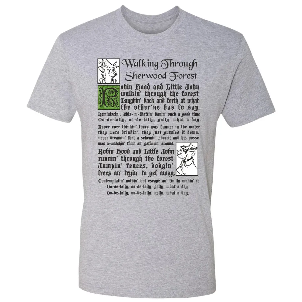 Walking Through Sherwood Forest Premium Unisex T-shirt - 9