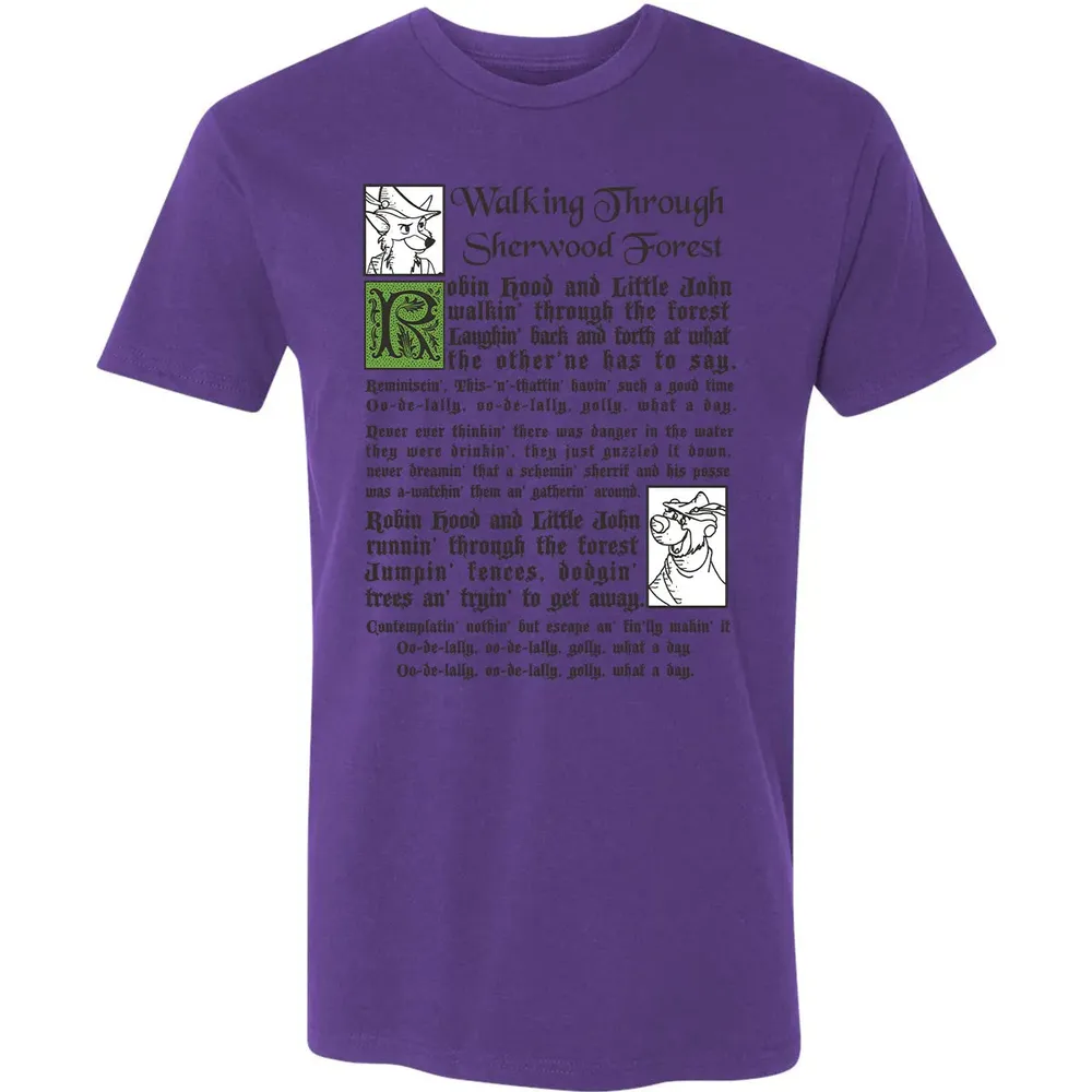 Walking Through Sherwood Forest Premium Unisex T-shirt - 7